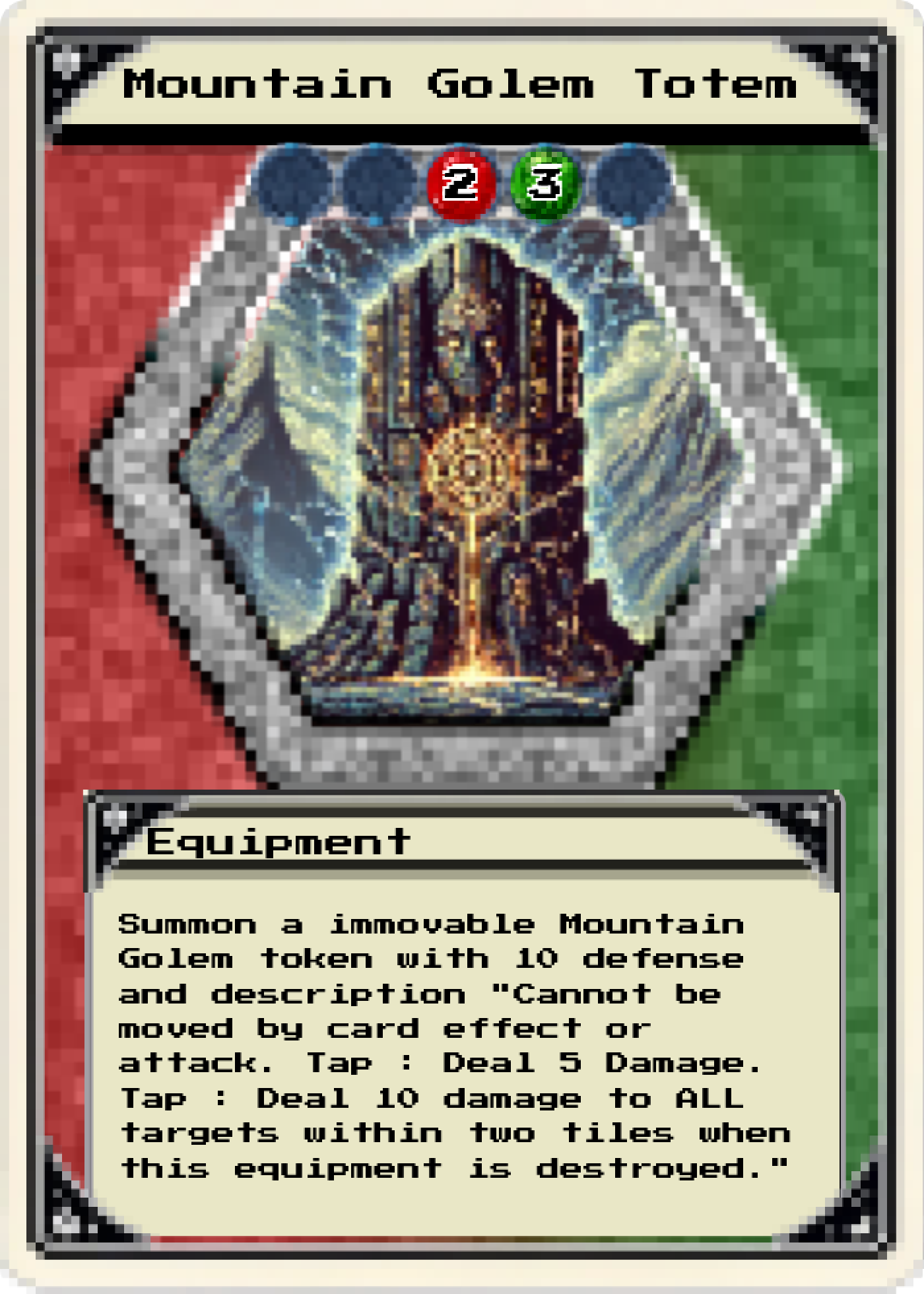 Mountain Golem Totem